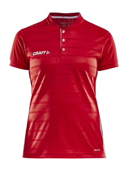 Damen Craft Pro Control Button Trikot - Rot